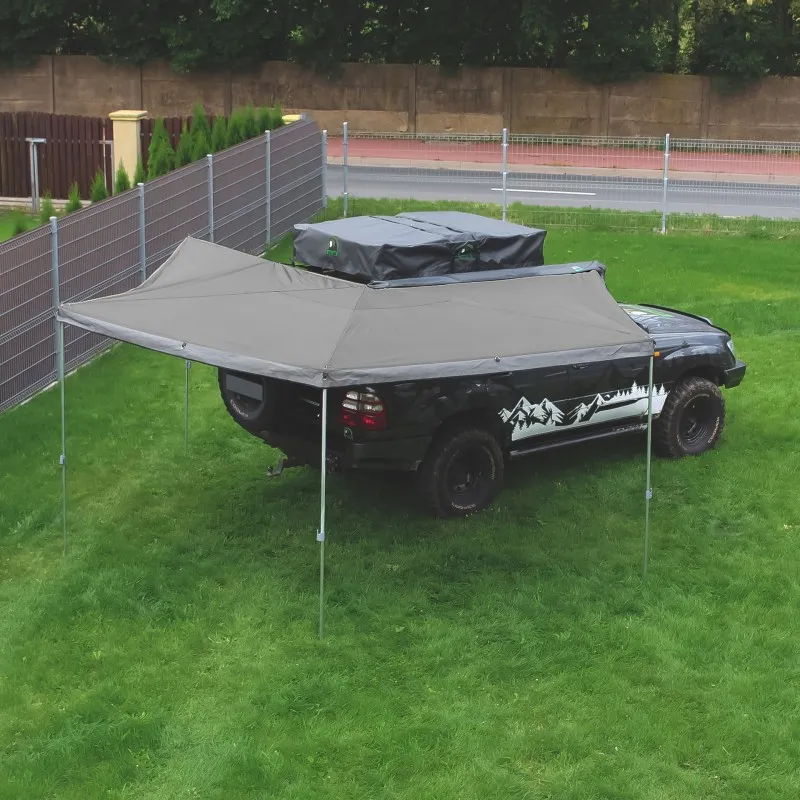 Markise Batwing Wild Camp HEX 270° 2,5 m grå │ passasjerside – bilde 3