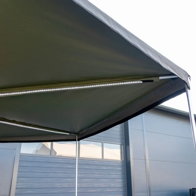 Markise Batwing Wild Camp HEX 270° 2,5 m grønn │ førerside – bilde 9
