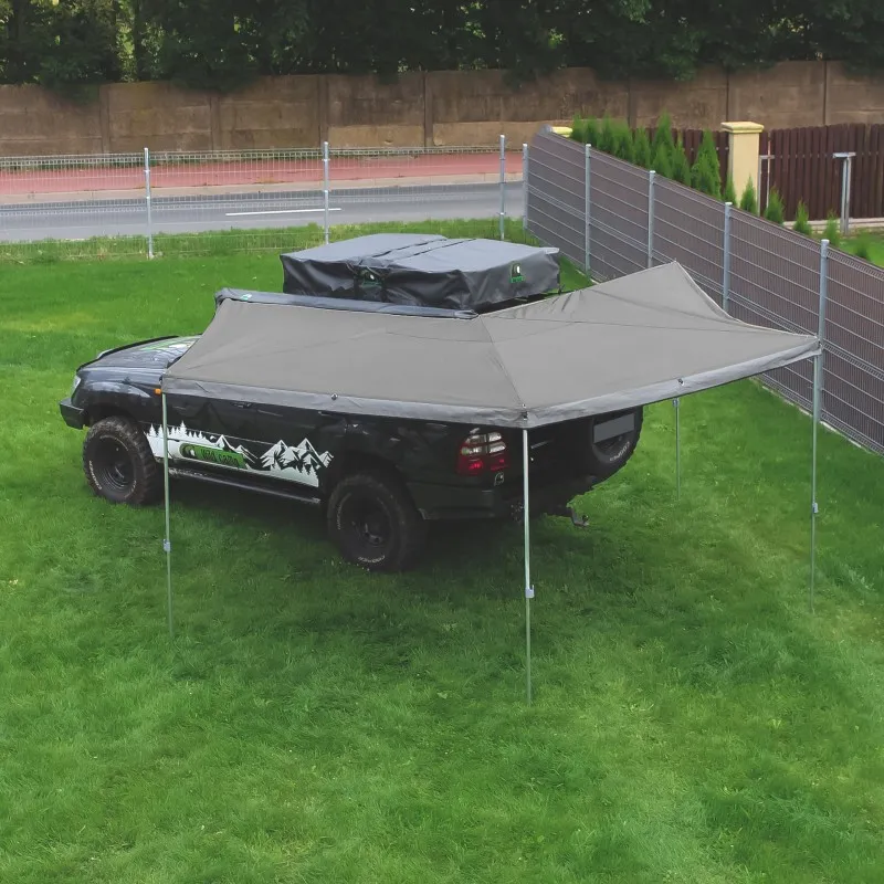 Markise Batwing Wild Camp HEX 270° 2 m grå │ førerside – bilde 3