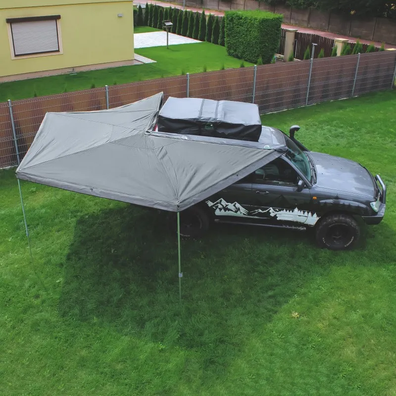 Markise Batwing Wild Camp HEX 270° 2 m grå │ passasjerside