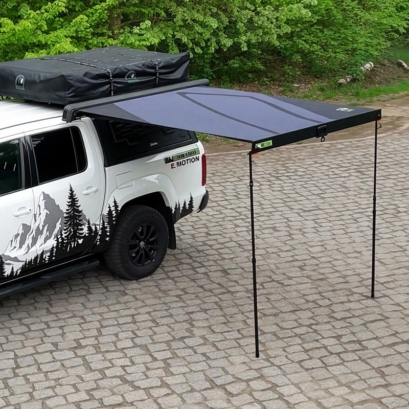 Markise Horizon i aluminiumskassett 211 cm │ Sidemontert markise med LED og hard shell-kassett