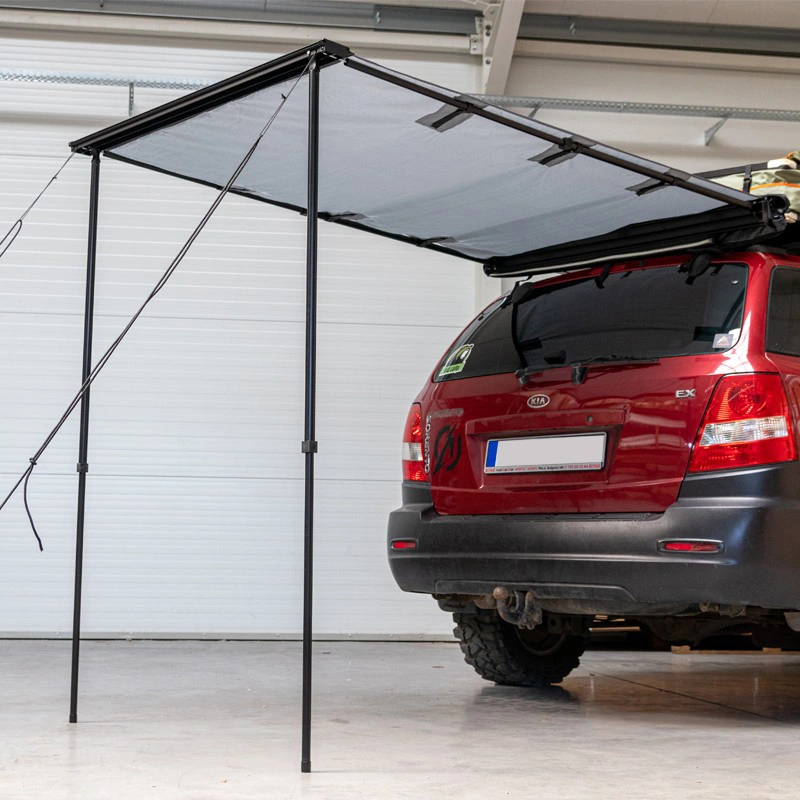 Markise Wild Camp 1,25 x 2 m │ for bak - grå - med LED