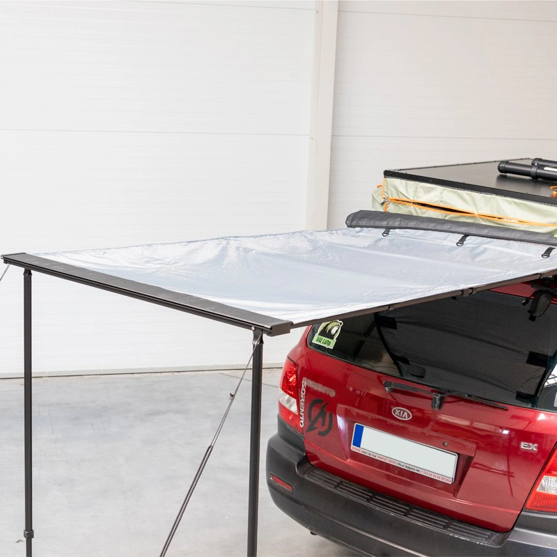 Markise Wild Camp 1,25 x 2 m │ for bak - grå - med LED – bilde 2