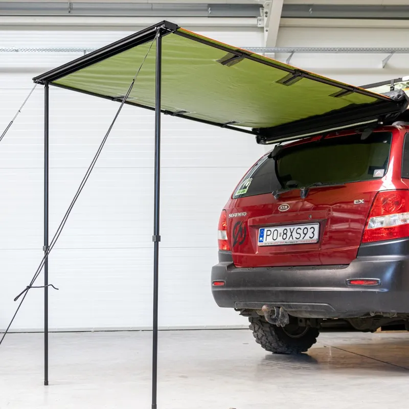Markise Wild Camp 1,25 x 2 m │ grønn - med LED-belysning