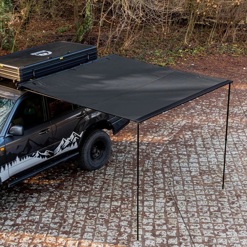Markise Wild Camp Day&Night 2,5 x 3 m svart - med LED-belysning