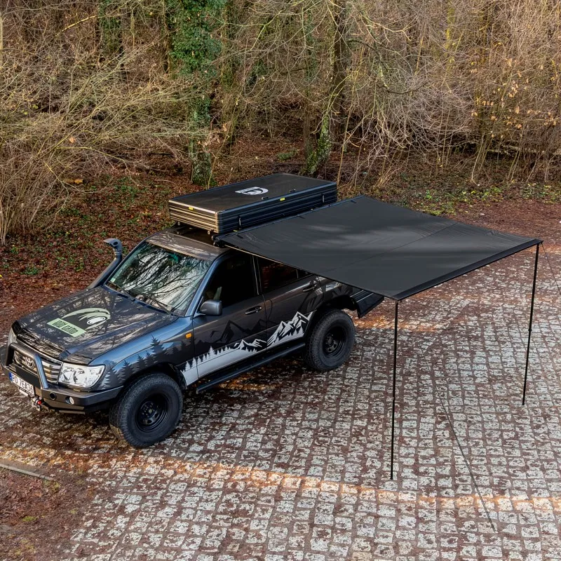 Markise Wild Camp Day&Night 2 x 2,5 m svart - med LED-belysning – bilde 3
