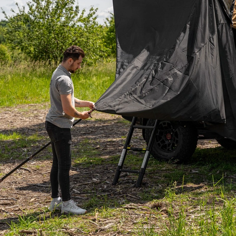 Markise Wild Camp Jukon II 180 DAY & NIGHT / Military │ lett takmarkise til taktelt – bilde 8