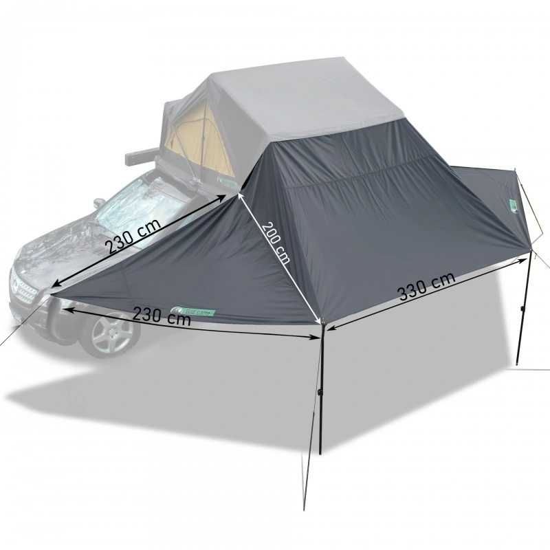 Markise Wild Camp Missouri 190 Slim DAY & NIGHT 2.0 │ lett takmarkise til taktelt – bilde 10