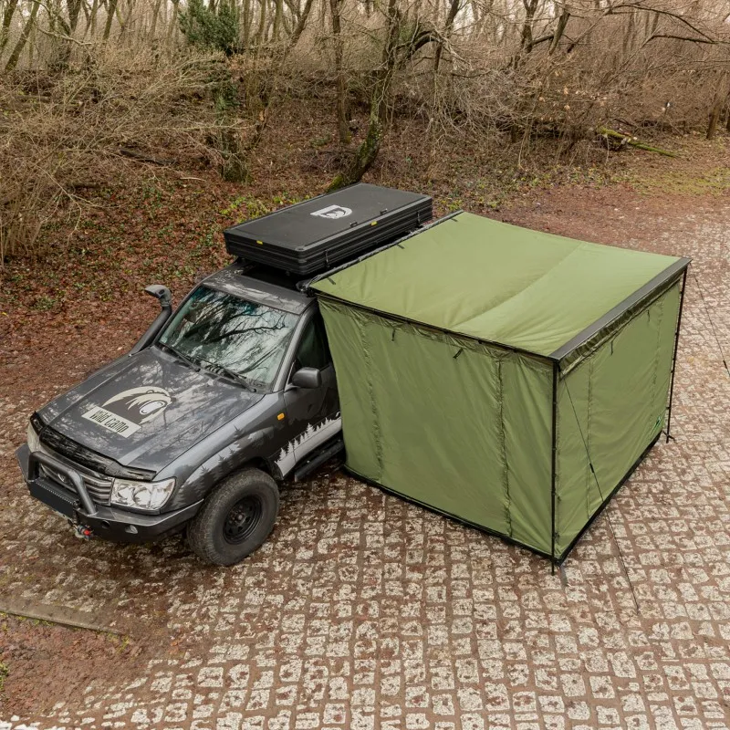 Markisetelt universelt Wild Camp 2,5 x 2,5 m │ grønn - til markise 270° – bilde 2