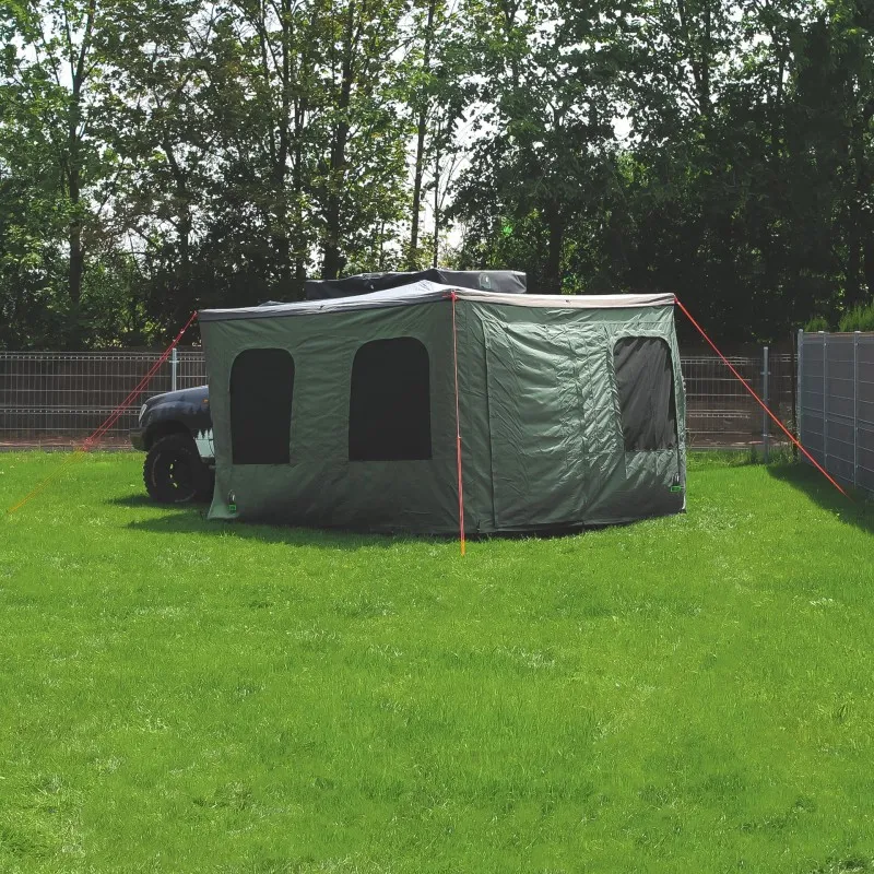 Markisetelt Wild Camp til Batwing 270° 2,4 m │ førerside - grønn