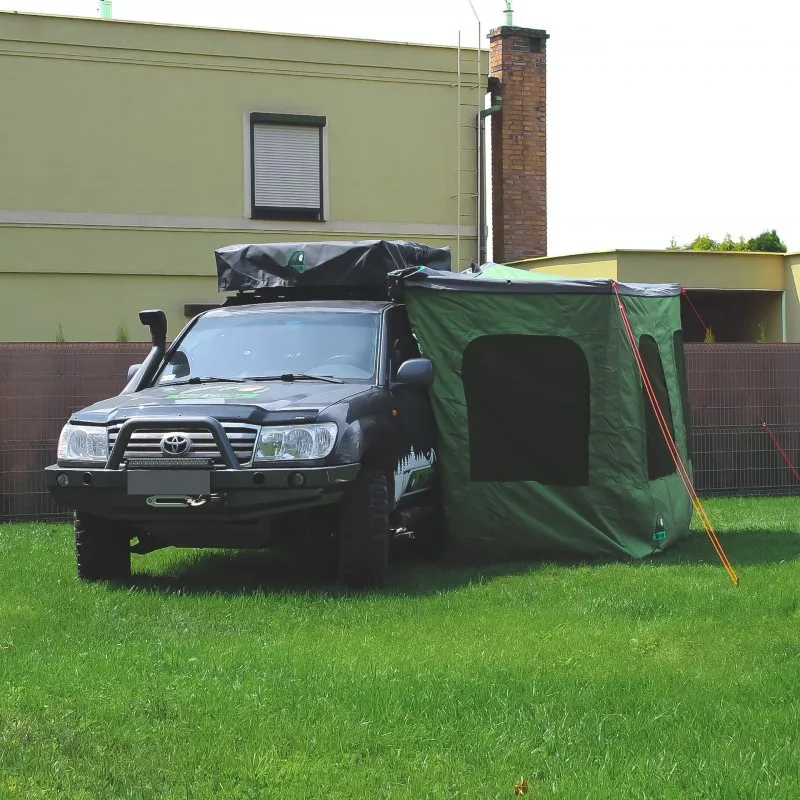 Markisetelt Wild Camp til Batwing 270° 2,4 m │ førerside - grønn – bilde 5