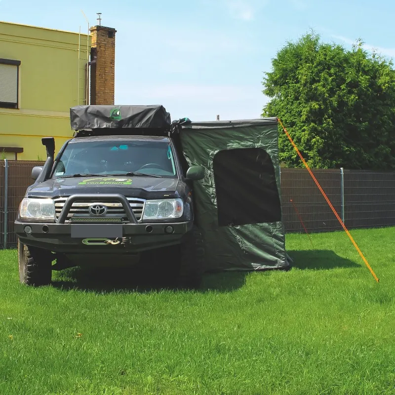 Markisetelt Wild Camp til Batwing 270° 2,4 m │ førerside - grønn – bilde 6