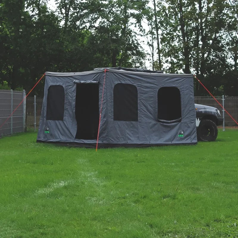 Markisetelt Wild Camp til Batwing 270° 2,4 m │ passasjerside - grå – bilde 2