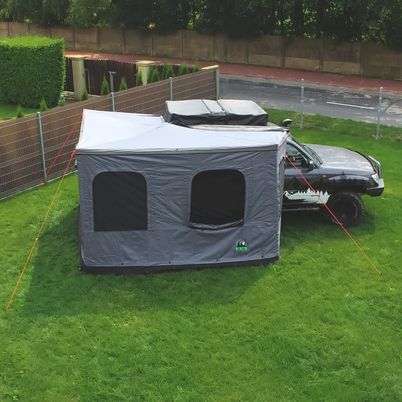 Markisetelt Wild Camp til Batwing 270° 2,4 m │ passasjerside - grå – bilde 4