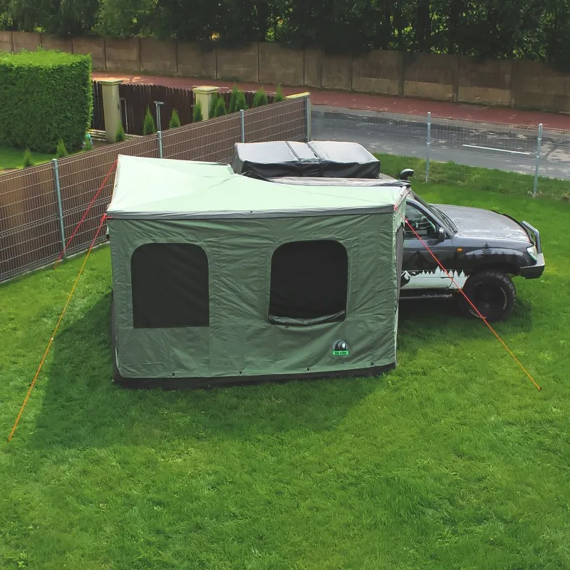 Markisetelt Wild Camp til Batwing 270° 2,4 m │ passasjerside - grønn – bilde 3