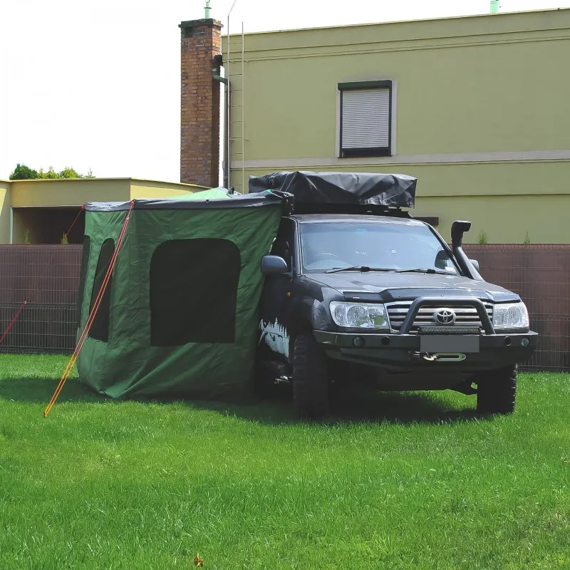 Markisetelt Wild Camp til Batwing 270° 2,4 m │ passasjerside - grønn – bilde 5