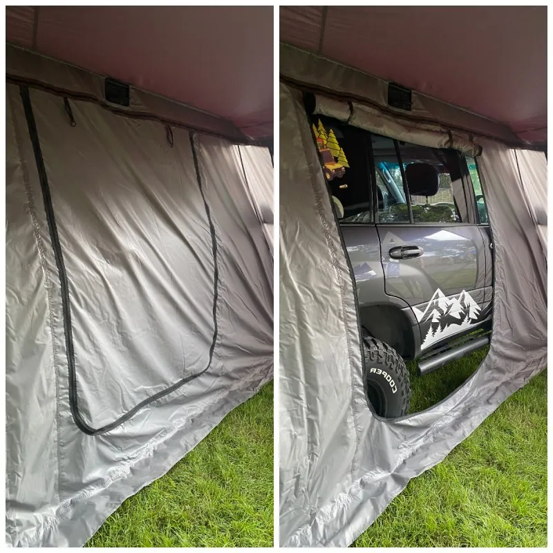 Markisetelt Wild Camp til Batwing II Premium 270° 2,5 m │ passasjerside - grå – bilde 10