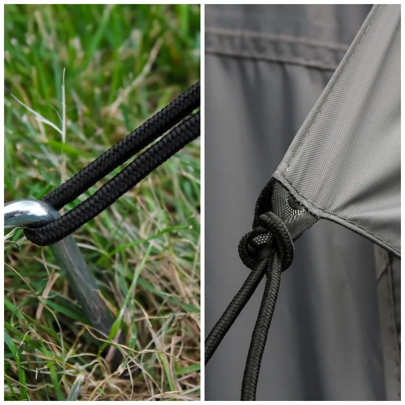 Markisetelt Wild Camp til Batwing II Premium 270° 2,5 m │ passasjerside - grå – bilde 12