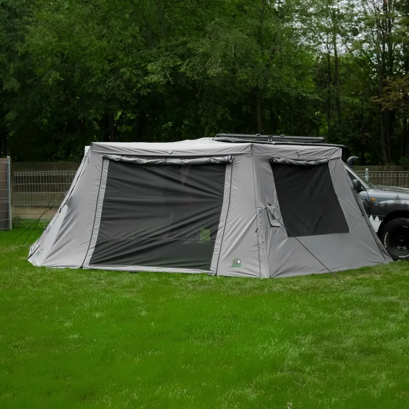 Markisetelt Wild Camp til Batwing II Premium 270° 2,5 m │ passasjerside - grå – bilde 2