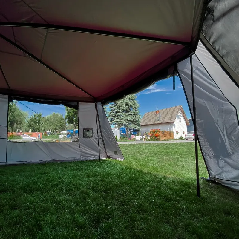 Markisetelt Wild Camp til Batwing II Premium 270° 2,5 m │ passasjerside - grå – bilde 6