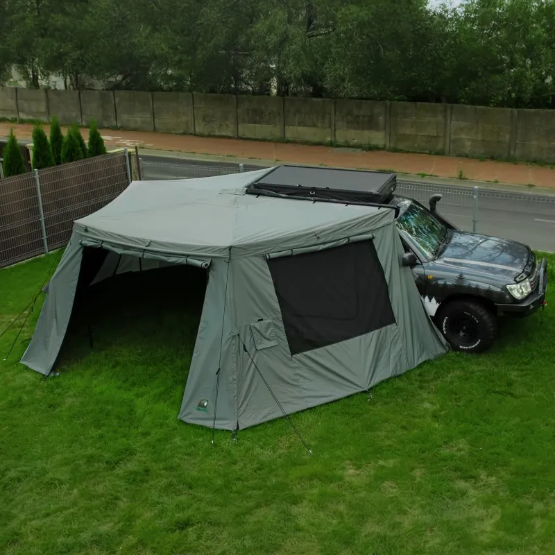 Markisetelt Wild Camp til Batwing II Premium 270° 2,5 m │ passasjerside - grønn