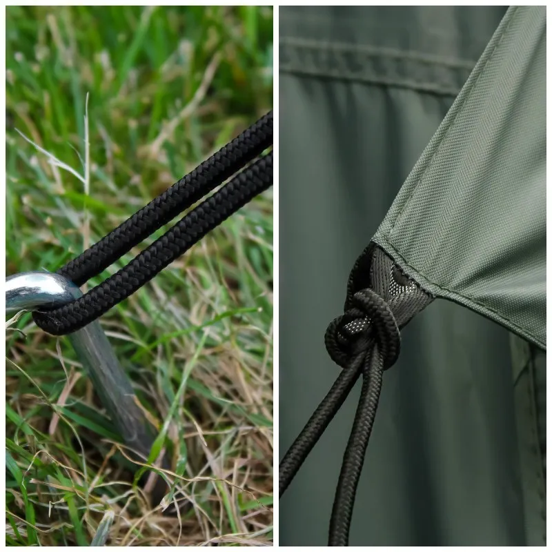 Markisetelt Wild Camp til Batwing II Premium 270° 2,5 m │ passasjerside - grønn – bilde 12