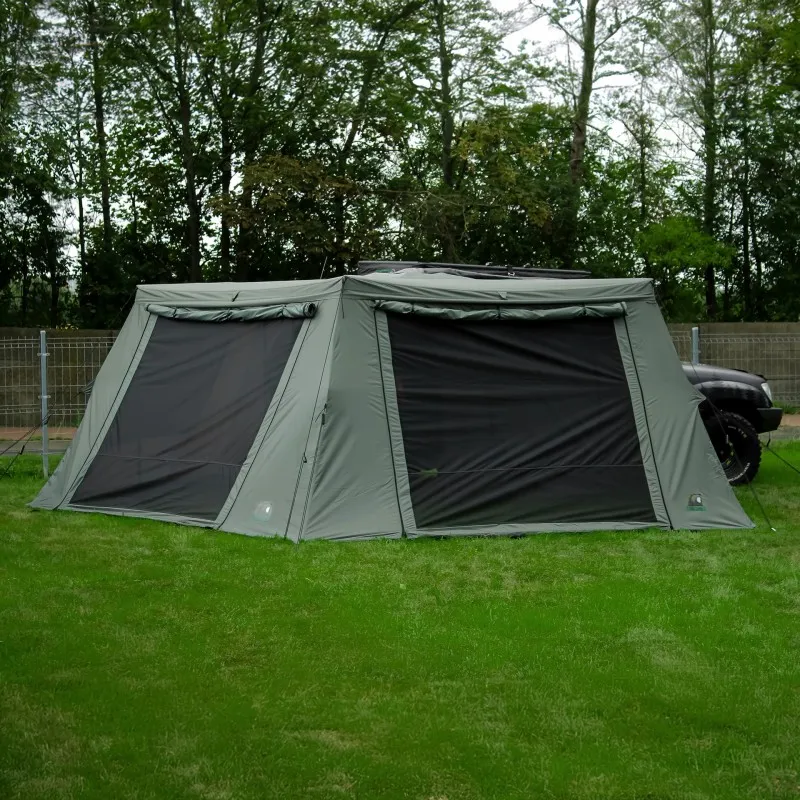 Markisetelt Wild Camp til Batwing II Premium 270° 2,5 m │ passasjerside - grønn – bilde 4