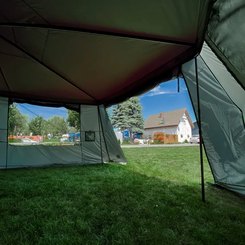 Markisetelt Wild Camp til Batwing II Premium 270° 2,5 m │ passasjerside - grønn – bilde 6
