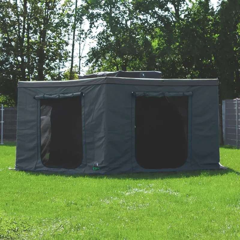 Markisetelt Wild Camp til HEX 270° 2,5 m │ førerside - grå – bilde 2