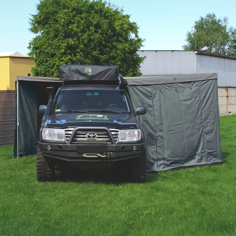 Markisetelt Wild Camp til HEX 270° 2,5 m │ førerside - grå – bilde 3