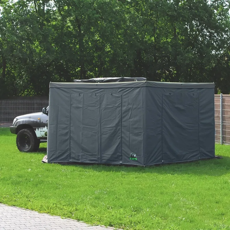 Markisetelt Wild Camp til HEX 270° 2,5 m │ førerside - grå – bilde 5