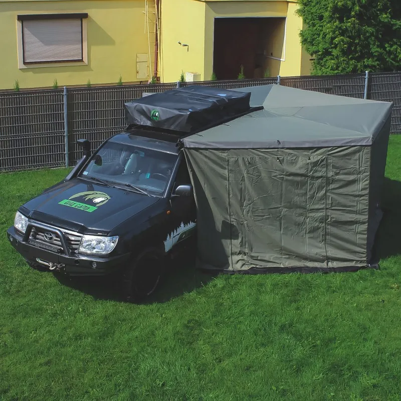 Markisetelt Wild Camp til HEX 270° 2,5 m │ førerside - grønn