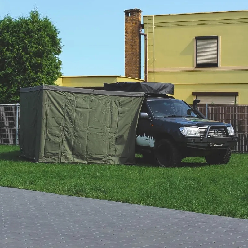 Markisetelt Wild Camp til HEX 270° 2,5 m │ passasjerside - grønn – bilde 3