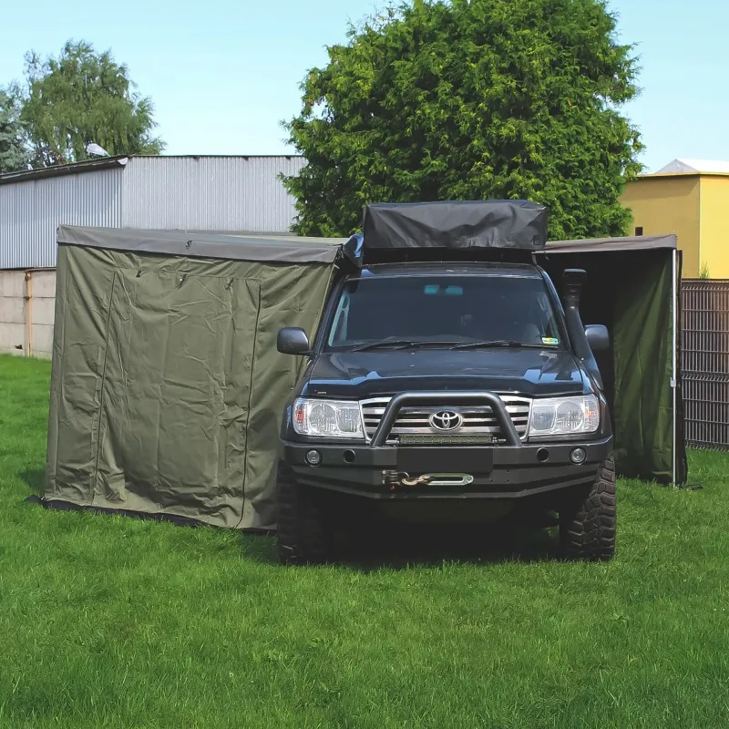 Markisetelt Wild Camp til HEX 270° 2,5 m │ passasjerside - grønn – bilde 8