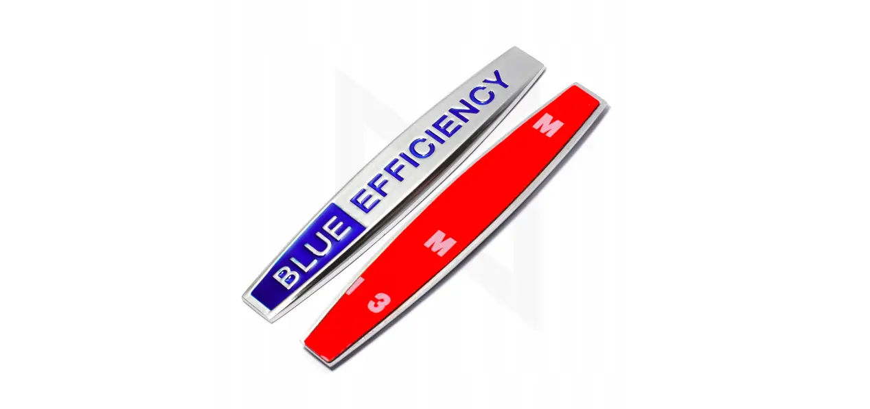 Mercedes Benz 3D Blue Efficiency skjerm emblem Premium – bilde 2