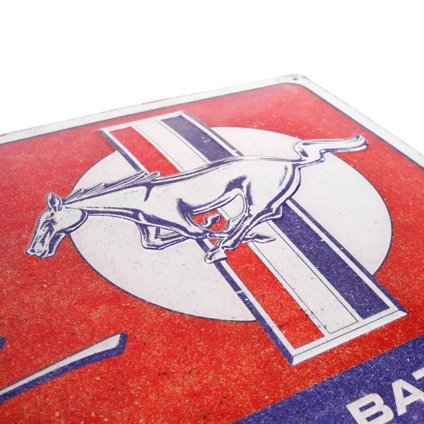 Metallskilt – Ford Mustang | Horse emblem – bilde 2
