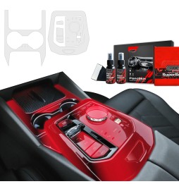 Midtkonsoll beskyttelsesfolie BMW 5 (G60) 2023 - 2025 │ Anti-fingerprint PPP Folie Grizz PianoSkin Matte