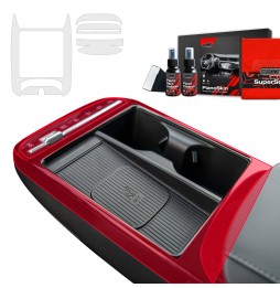 Midtkonsoll beskyttelsesfolie Hyundai Tucson IV Facelift 2024 - 2025 │ Anti-fingerprint PPP Folie Grizz PianoSkin Matte