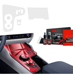 Midtkonsoll beskyttelsesfolie Kia Sportage V 2021 - 2024 │ Anti-fingerprint PPP Folie Grizz PianoSkin Matte