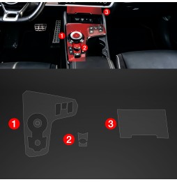 Midtkonsoll beskyttelsesfolie Kia Sportage V 2021 - 2024 │ Anti-fingerprint PPP Folie Grizz PianoSkin Matte – bilde 2