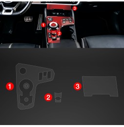 Midtkonsoll beskyttelsesfolie Kia Sportage V Keyless 2021 - 2024 │ Anti-fingerprint PPP Folie Grizz PianoSkin Matte – bilde 2
