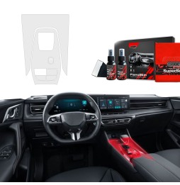Midtkonsoll beskyttelsesfolie MG HS 2024 - 2025 │ Anti-fingerprint PPP Folie Grizz PianoSkin Matte