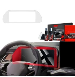 Midtkonsoll beskyttelsesfolie Skoda Kodiaq II 2024 - 2025 │ Anti-fingerprint PPP Folie Grizz PianoSkin Matte