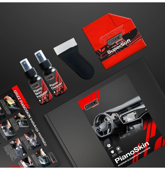 Midtkonsoll beskyttelsesfolie Volvo XC60 II 2017 - 2025 │ Anti-fingerprint PPP Folie Grizz PianoSkin Matte – bilde 6