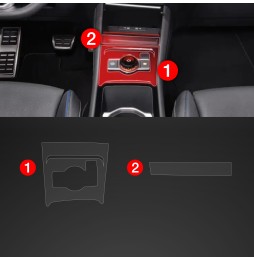 Midtkonsoll beskyttelsesfolie VW Tiguan III 2024 - 2025 │ Anti-fingerprint PPP Folie Grizz PianoSkin Matte – bilde 2