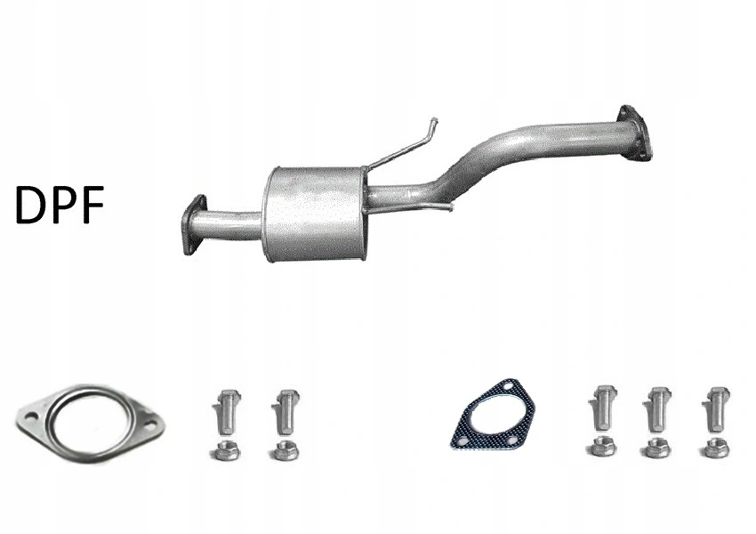 Midtre eksospotte Mitsubishi Pajero IV 2006 - 2021 │ 3.2 DID