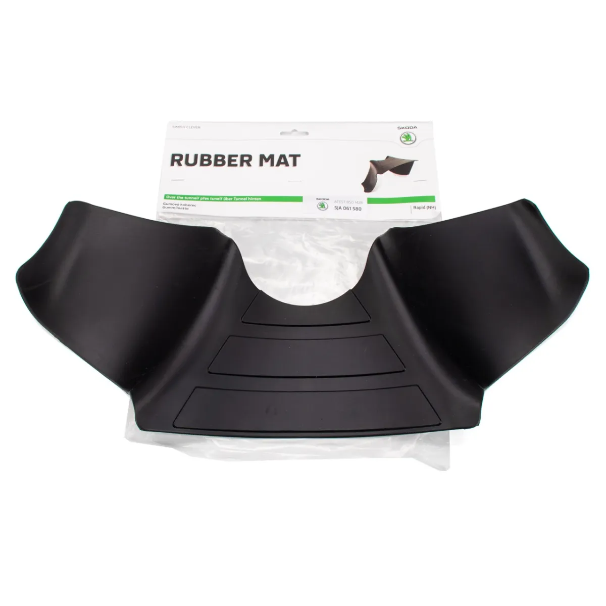 Midttunneldeksel Skoda Yeti 2009 - 2017 │ Genuine® Allværsmatte Tunnel gummimatte – bilde 3