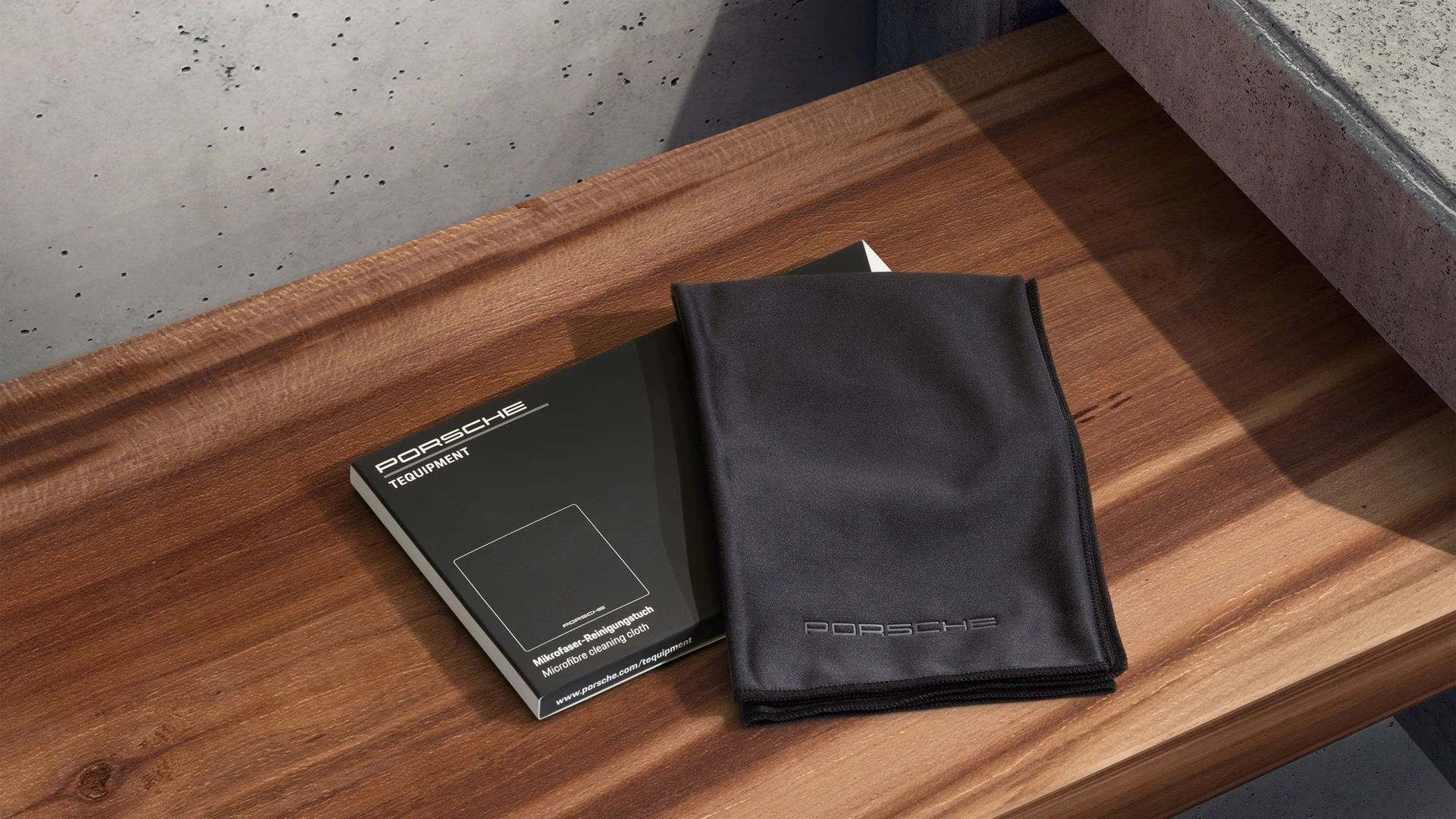 Mikrofiberklut – Porsche Black Edition │ Genuine® Cleaning Cloth – bilde 2
