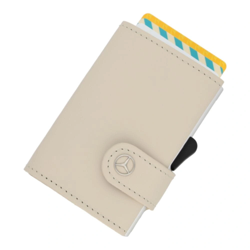 Mini lommebok Mercedes-Benz skinn med RFID C-Secure – bilde 2