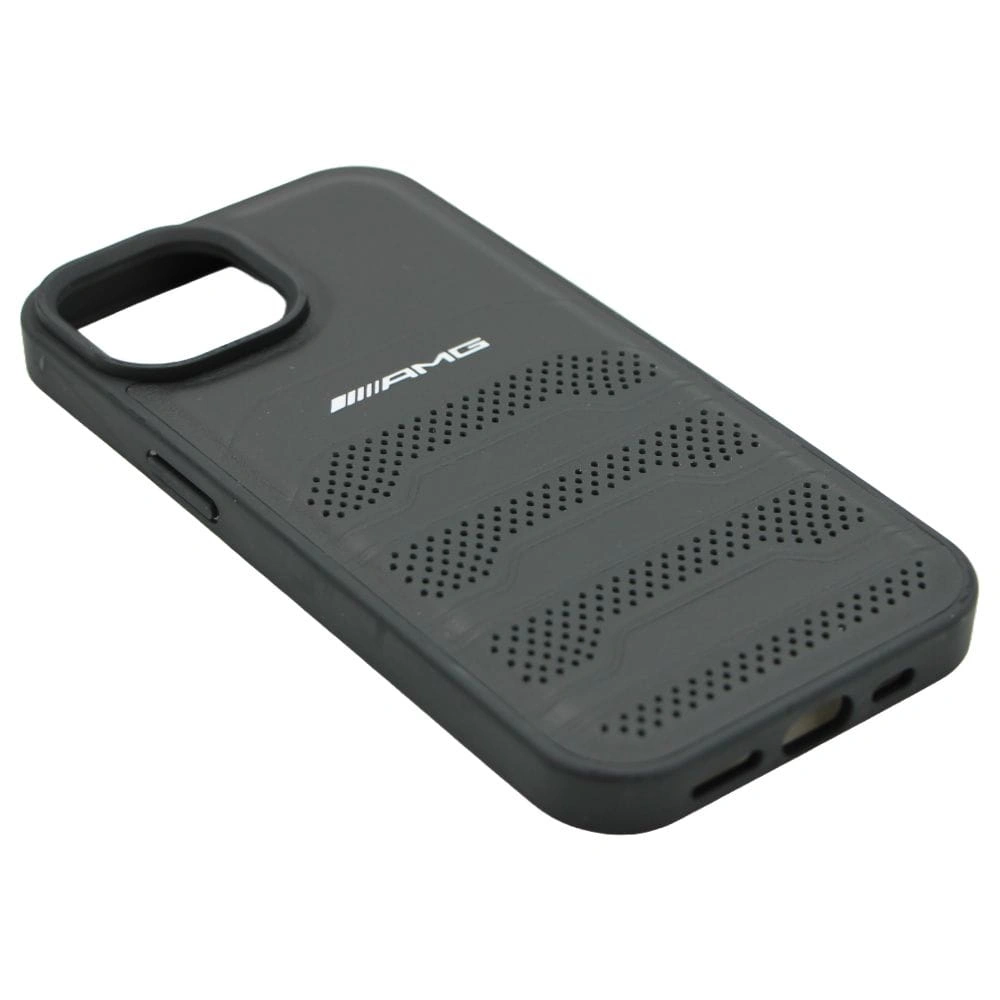 Mobildeksel Etui Mercedes-AMG for iPhone 13 14 15 – Leather Debossed Lines – bilde 2